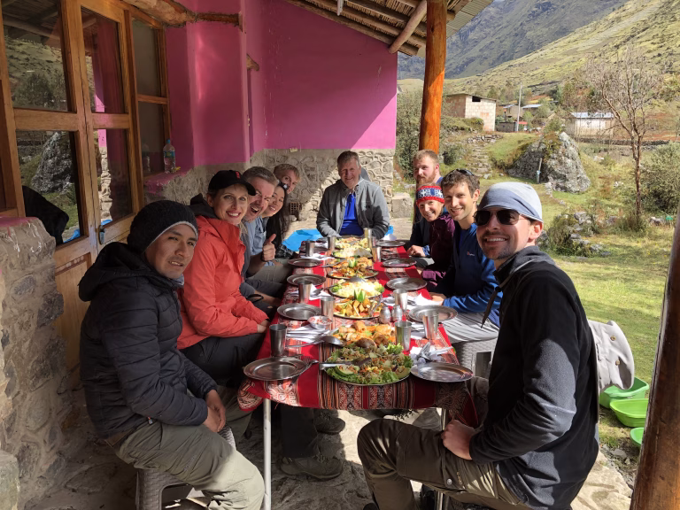 A remote Lares Trek Camping site
