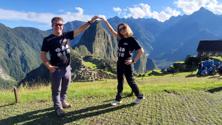 The main viewof Machu Picchu seen of circuit 1